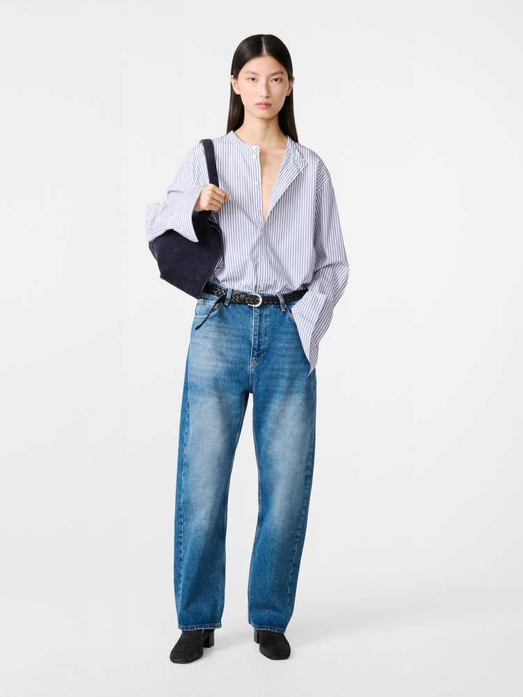 Denjo Denim Pant in Worn Wash Indigo