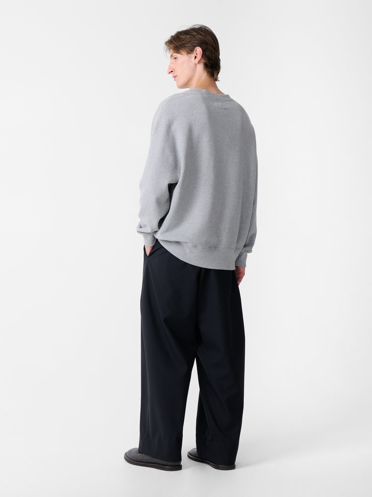 SN X BEAMS Plus Alvy Tropical Wool Pant in Darkest Navy